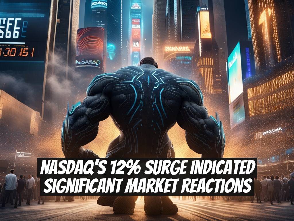 Nasdaq's 12% Surge Indicated Significant Market Reactions