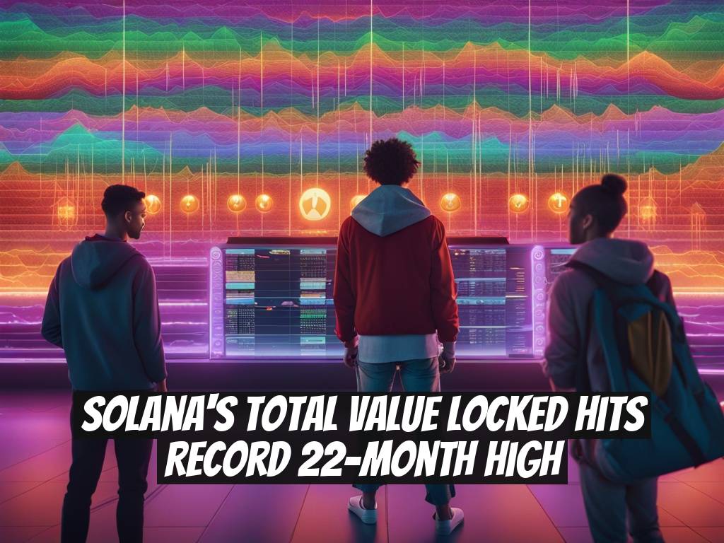 Solana's Total Value Locked Hits Record 22-Month High