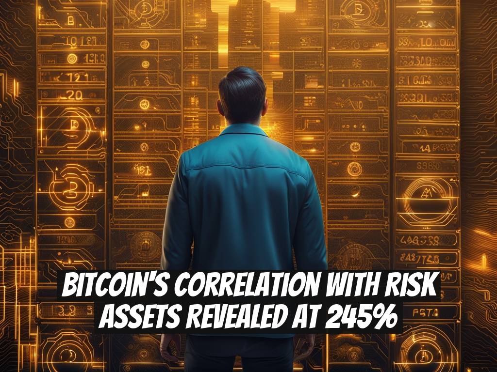 Bitcoin's Correlation with Risk Assets Revealed at 245%