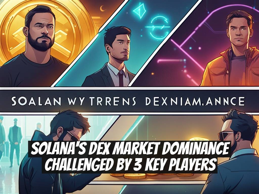 Solana's DEX Market Dominance Challenged by 3 Key Players