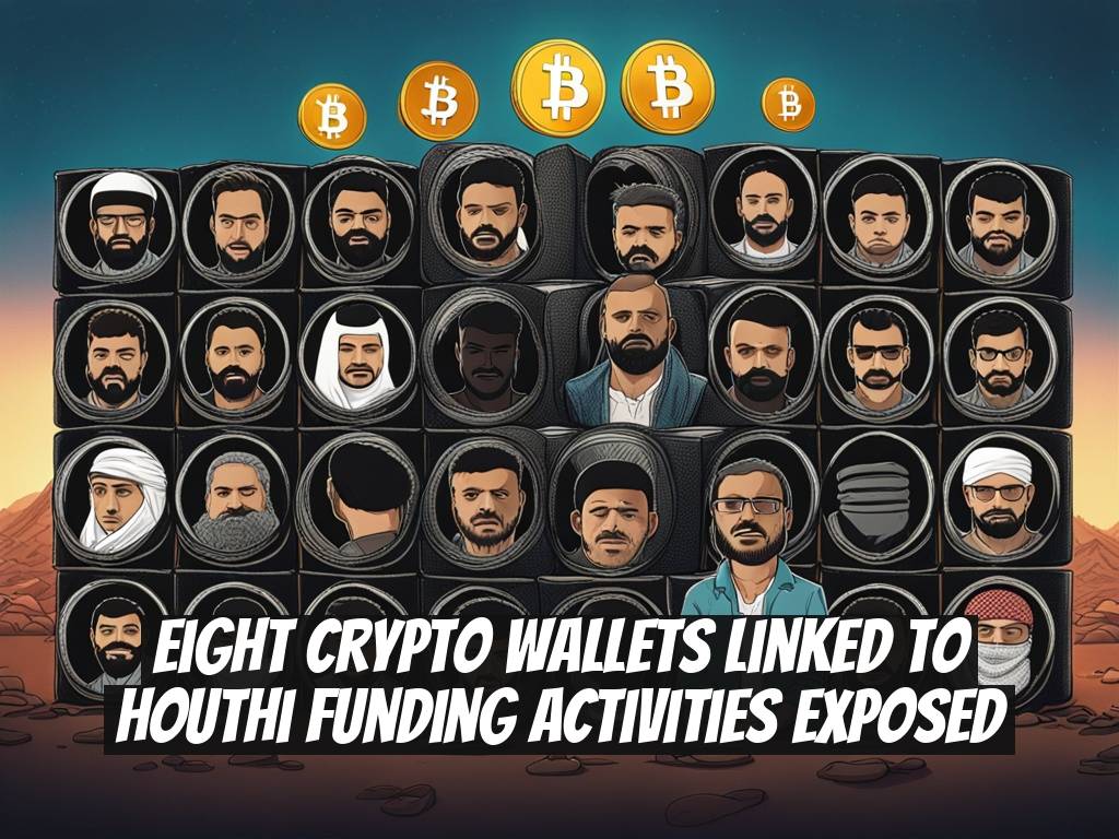 Eight Crypto Wallets Linked to Houthi Funding Activities Exposed