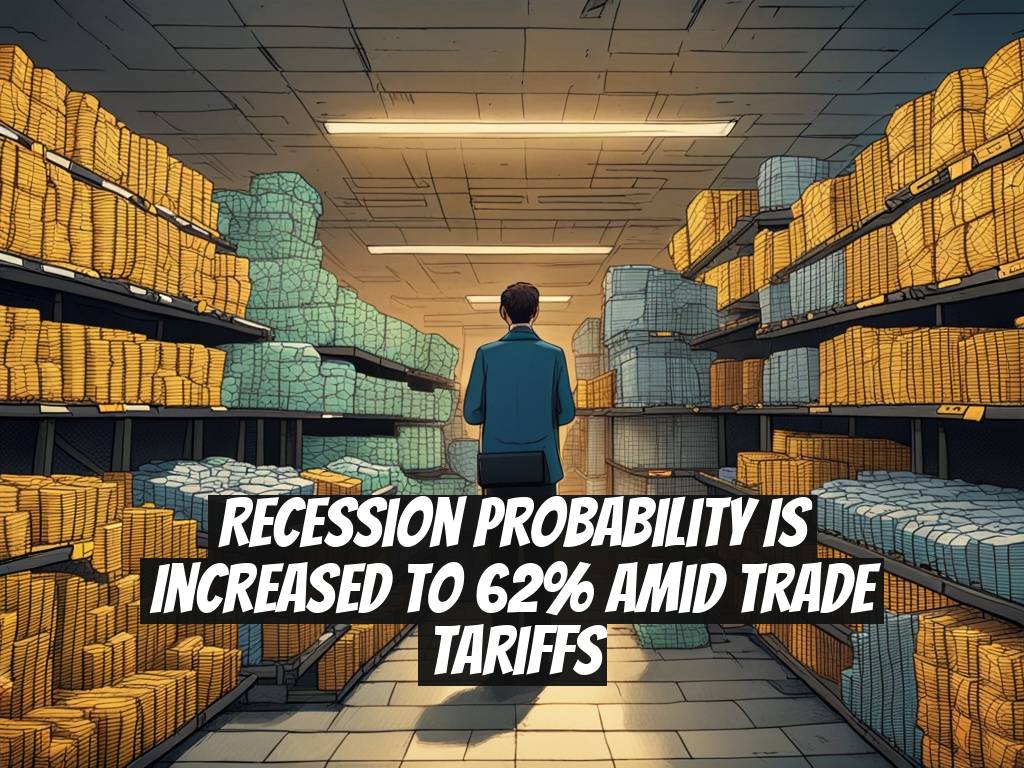 Recession Probability Is Increased to 62% Amid Trade Tariffs