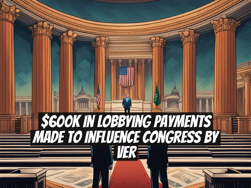 $600K in Lobbying Payments Made to Influence Congress by Ver