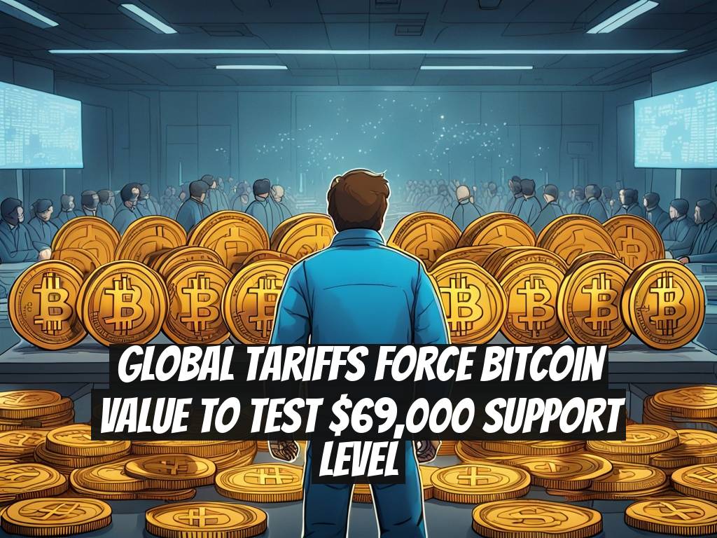 Global Tariffs Force Bitcoin Value to Test $69,000 Support Level