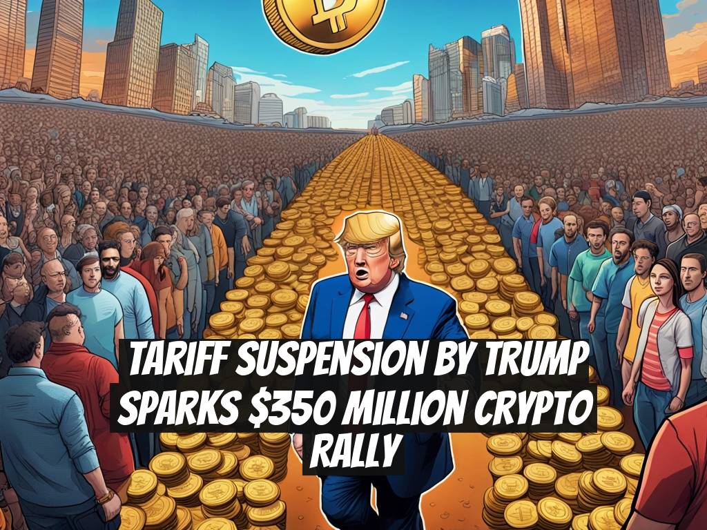 Tariff Suspension by Trump Sparks $350 Million Crypto Rally