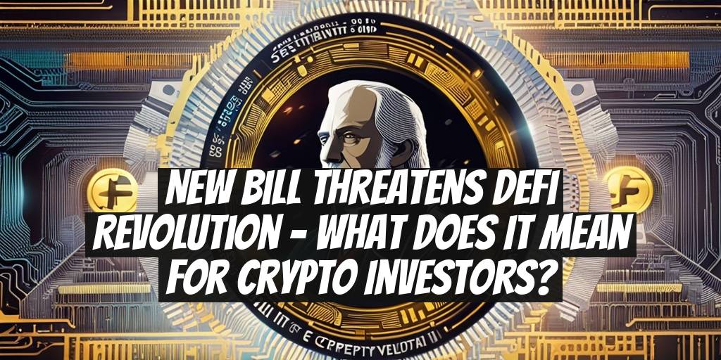 New Bill Threatens DeFi Revolution - What Does It Mean for Crypto Investors?