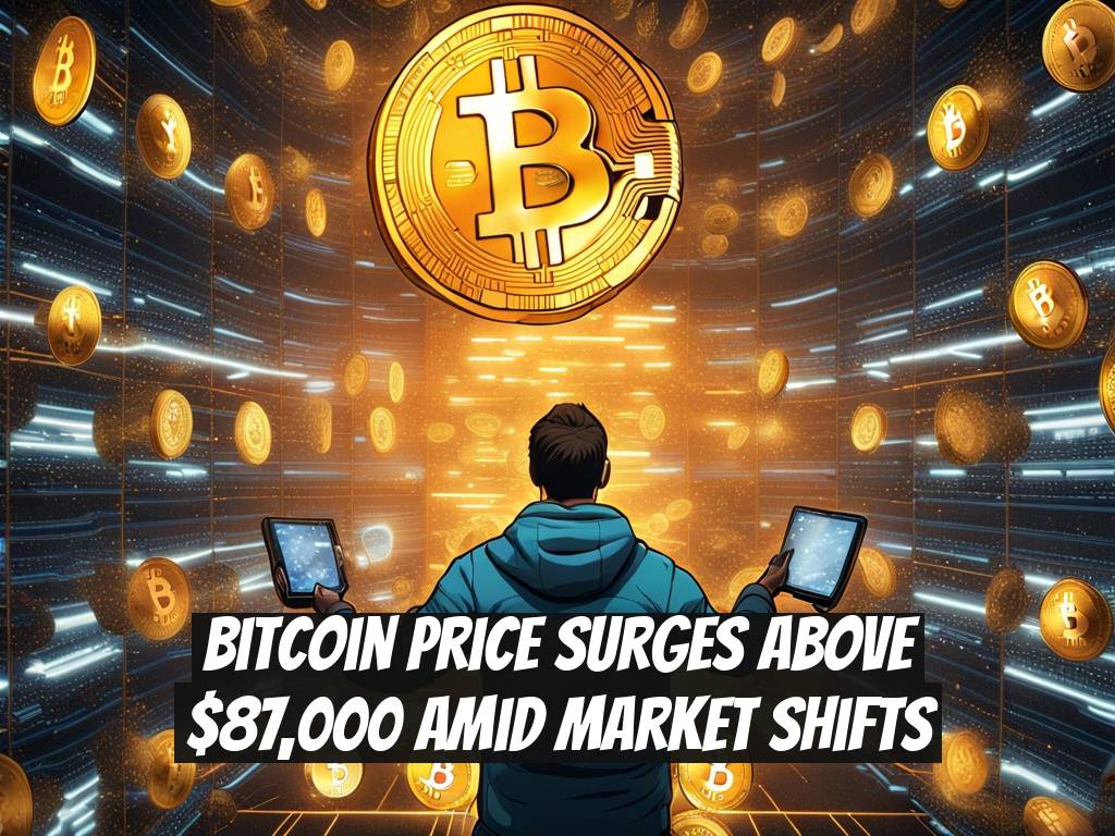 Bitcoin Price Surges Above $87,000 Amid Market Shifts
