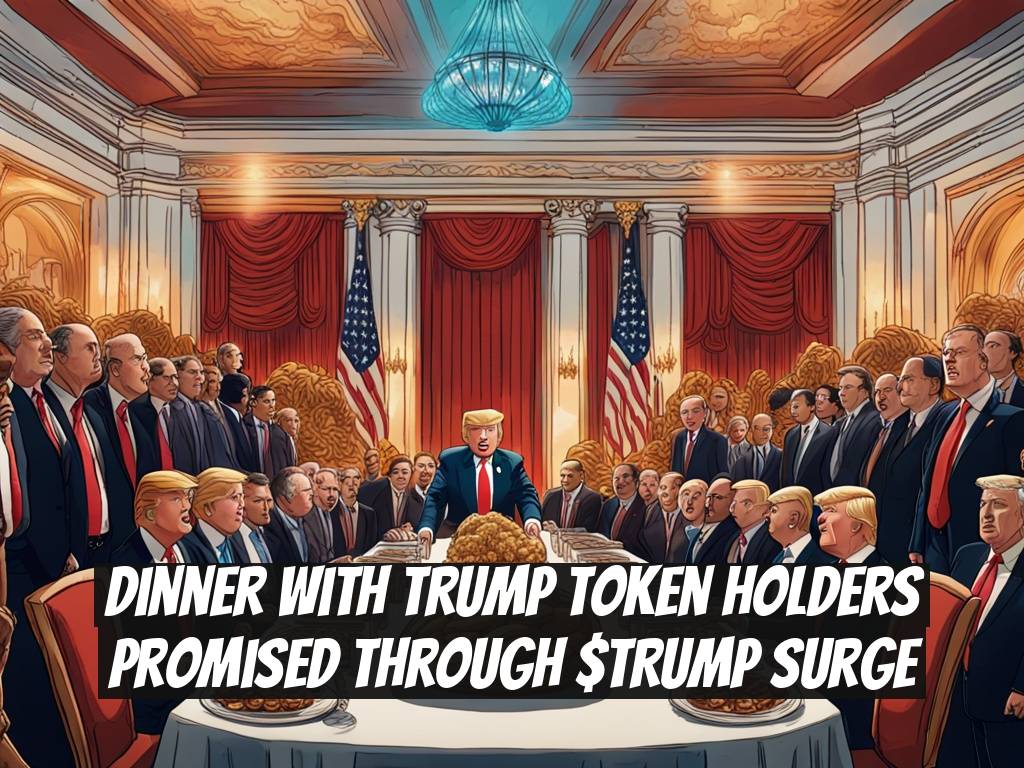 Dinner with Trump Token Holders Promised Through $TRUMP Surge