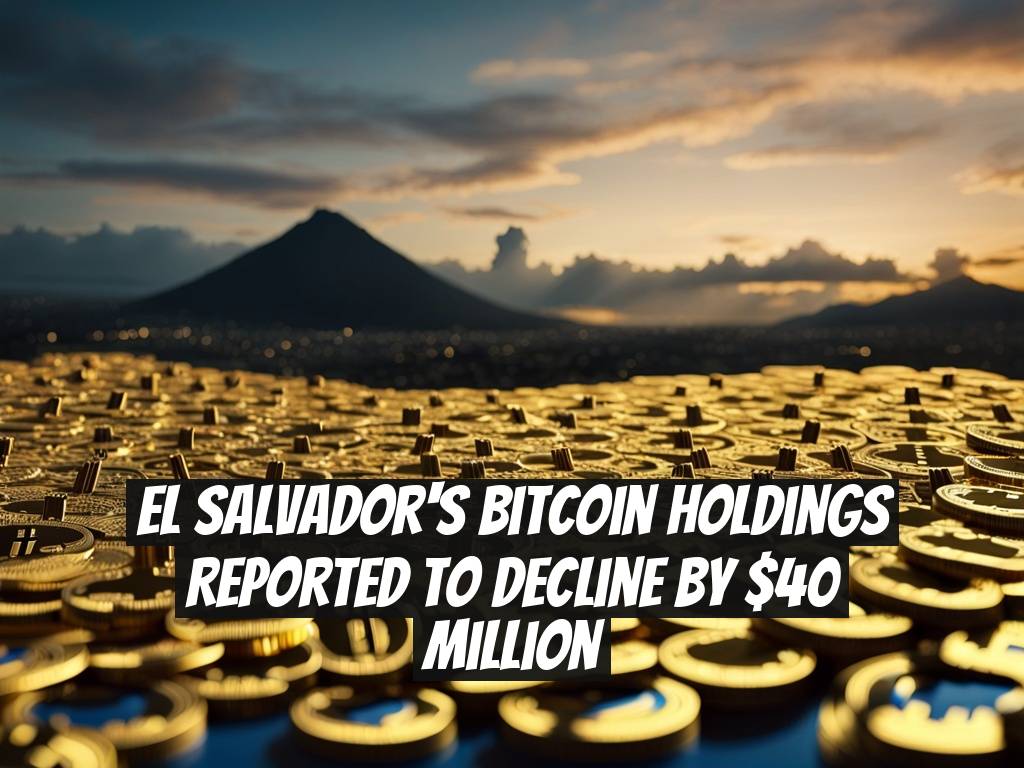 El Salvador's Bitcoin Holdings Reported to Decline by $40 Million