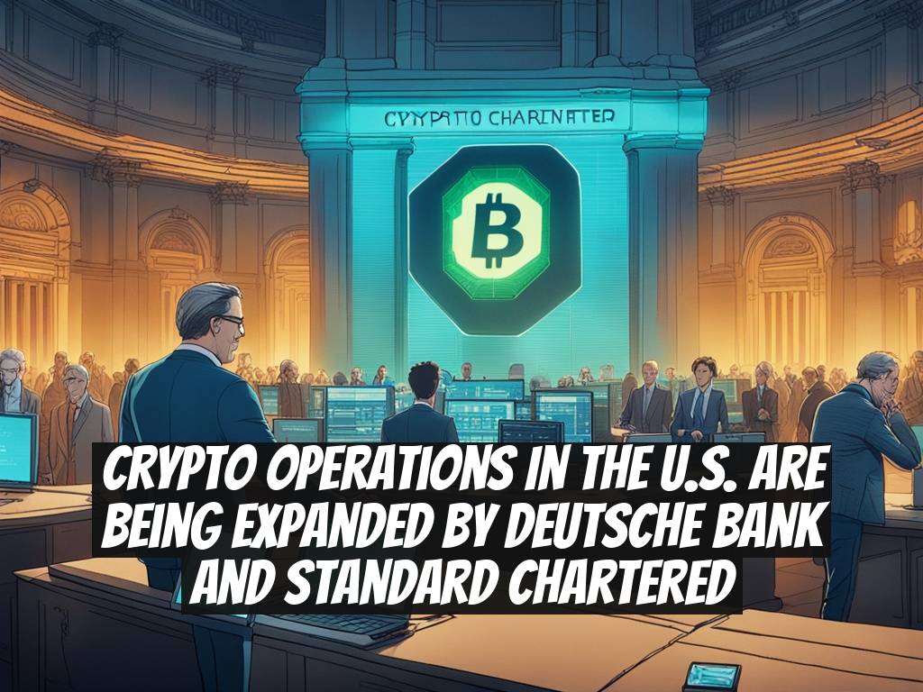 Crypto Operations in the U.S. are Being Expanded by Deutsche Bank and Standard Chartered