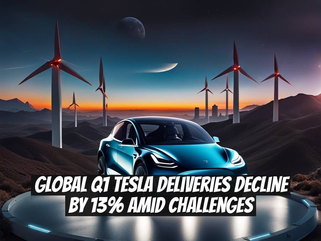 Global Q1 Tesla Deliveries Decline by 13% Amid Challenges