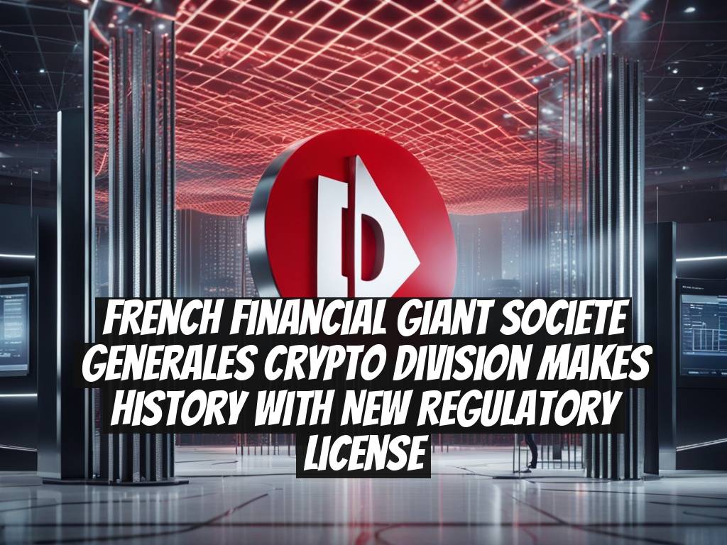 French Financial Giant Societe Generales Crypto Division Makes History with New Regulatory License