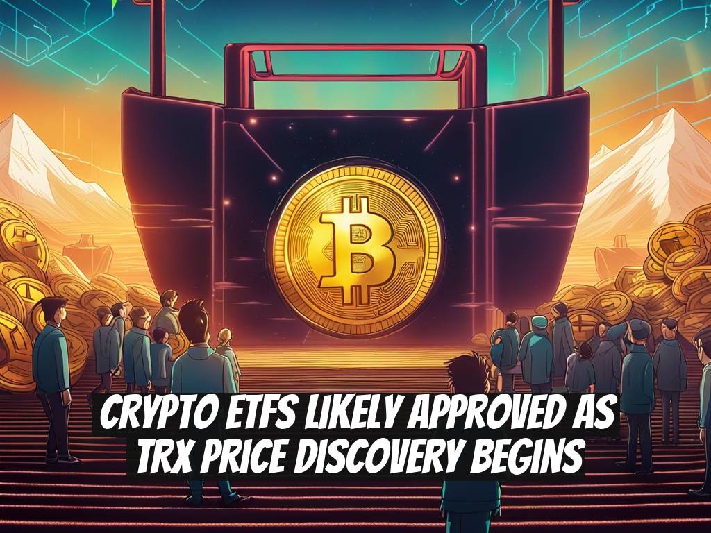 Crypto ETFs Likely Approved as TRX Price Discovery Begins