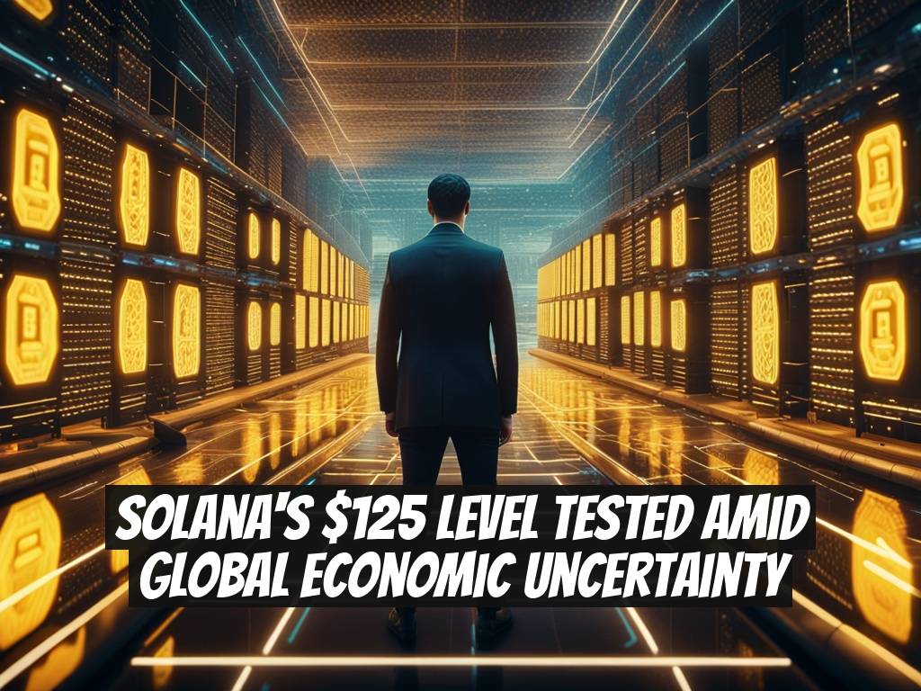 Solana's $125 Level Tested Amid Global Economic Uncertainty