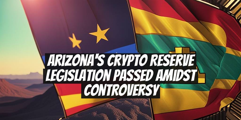 Arizona's Crypto Reserve Legislation Passed Amidst Controversy