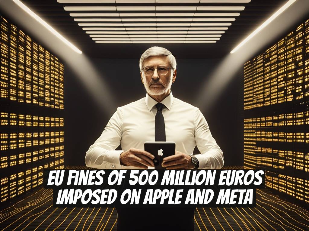 EU Fines of 500 Million Euros Imposed on Apple and Meta