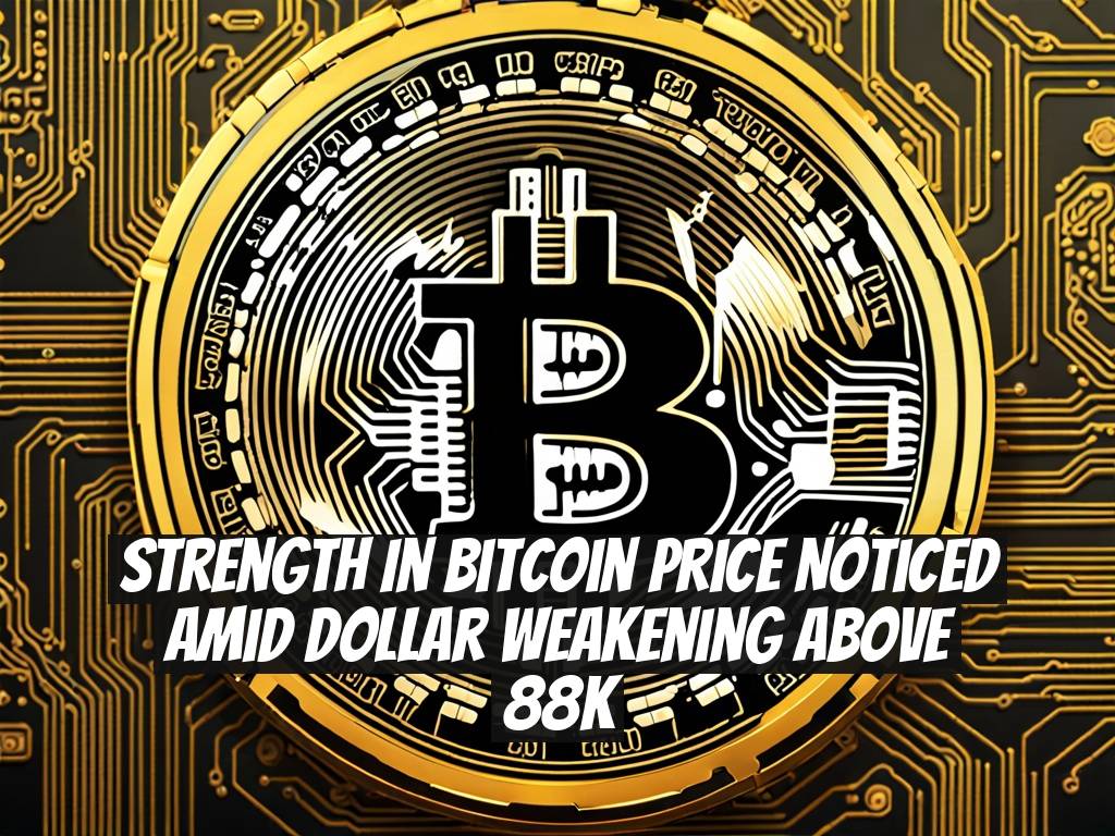 Strength in Bitcoin Price Noticed Amid Dollar Weakening Above 88k