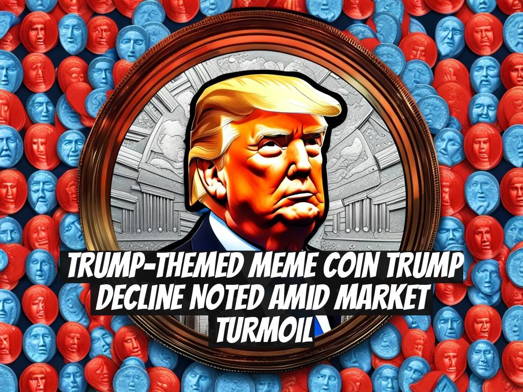 Trump-Themed Meme Coin TRUMP Decline Noted Amid Market Turmoil