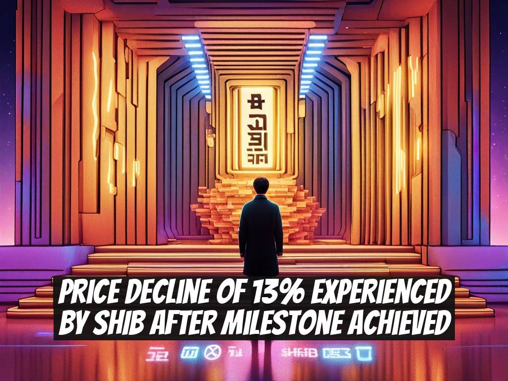 Price Decline of 13% Experienced by SHIB After Milestone Achieved