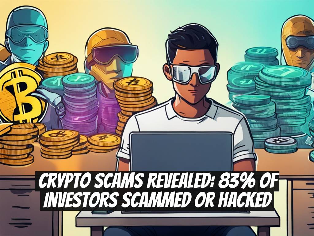 Crypto scams revealed: 83% of investors scammed or hacked