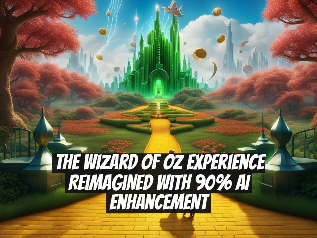 The Wizard of Oz Experience Reimagined with 90% AI Enhancement