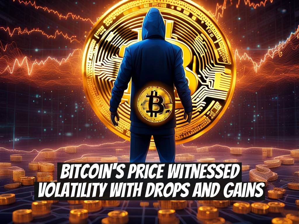 Bitcoin's Price Witnessed Volatility with Drops and Gains