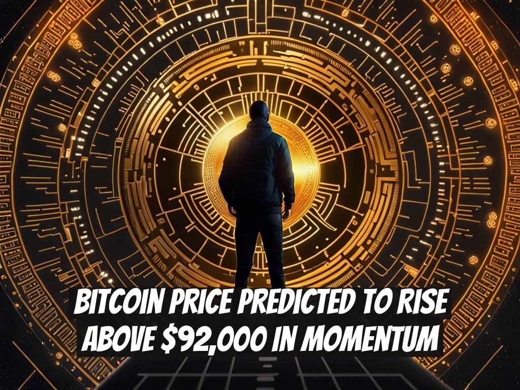Bitcoin price predicted to rise above $92,000 in momentum