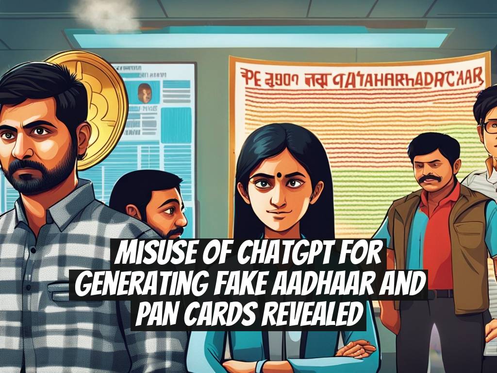Misuse of ChatGPT for Generating Fake Aadhaar and PAN Cards Revealed