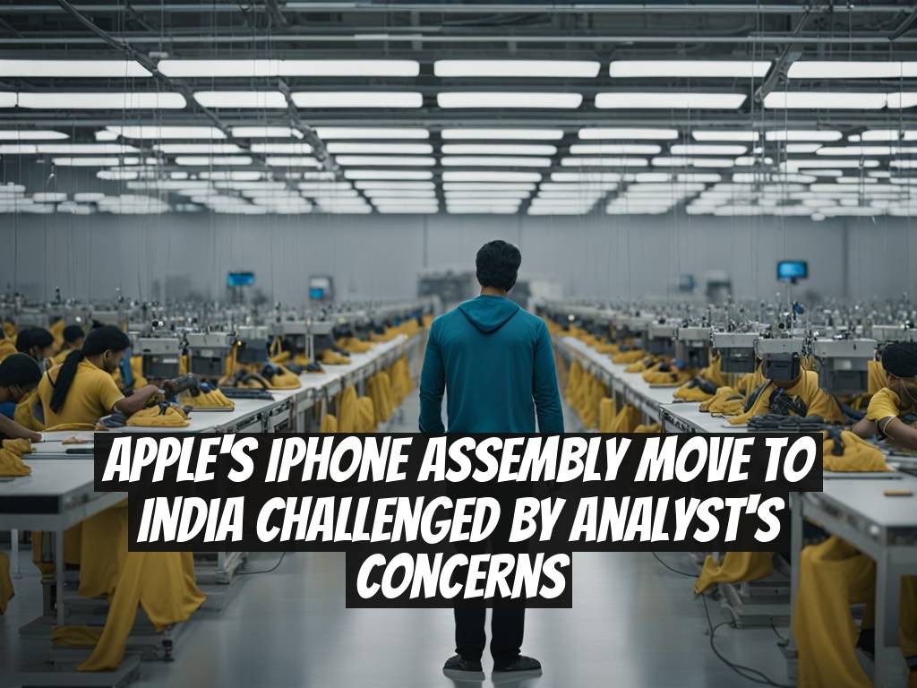 Apple's iPhone Assembly Move to India Challenged by Analyst's Concerns