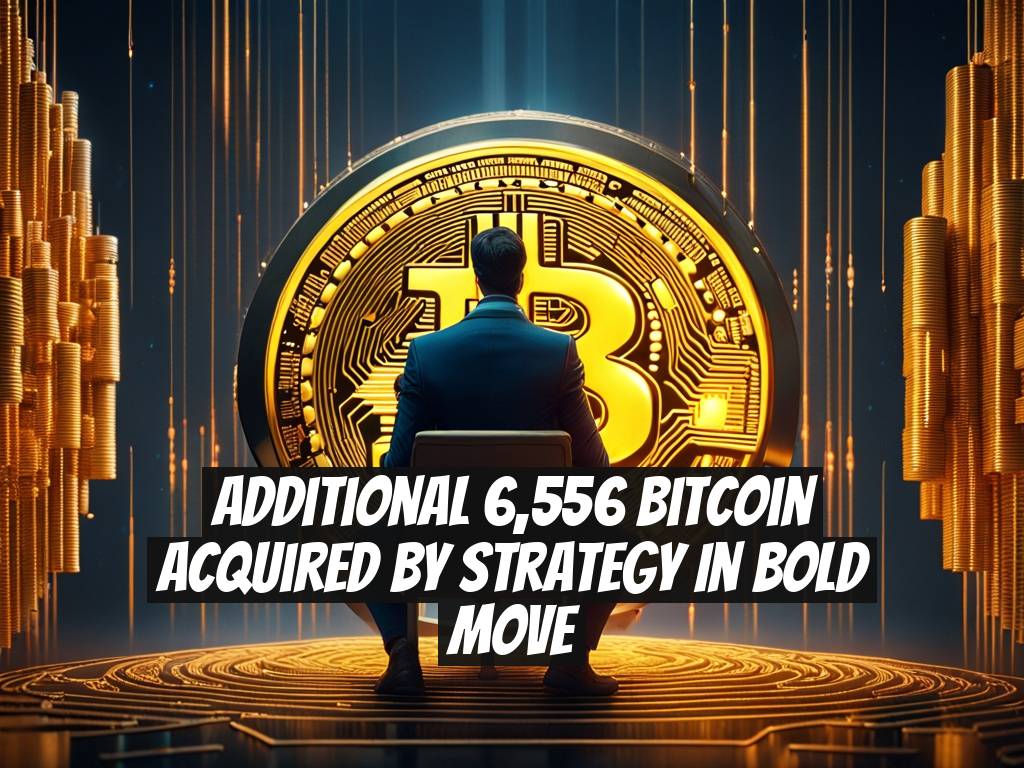 Additional 6,556 Bitcoin Acquired by Strategy in Bold Move