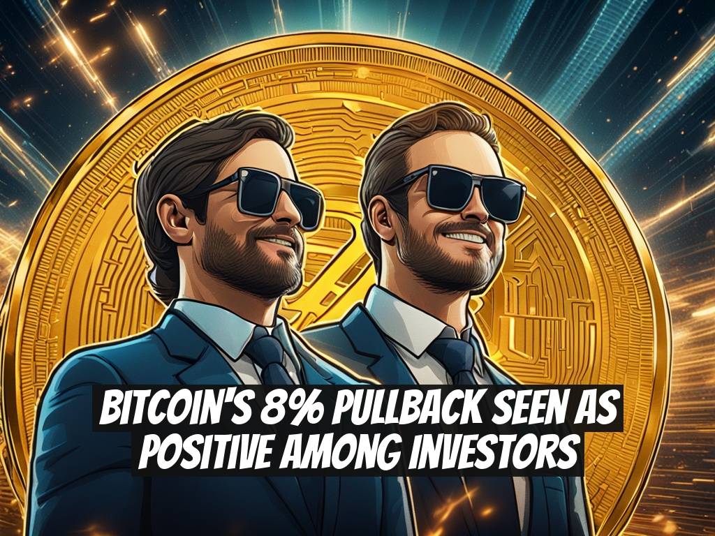 Bitcoin's 8% Pullback Seen as Positive Among Investors