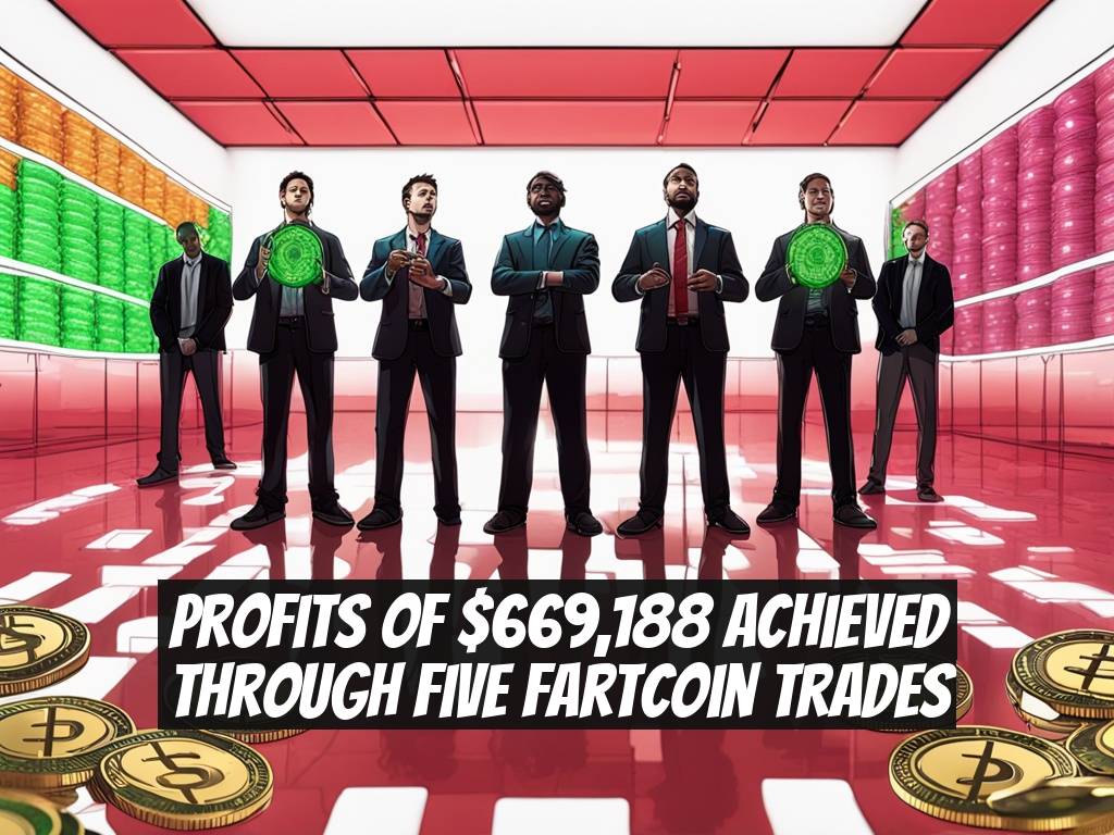 Profits of $669,188 Achieved Through Five Fartcoin Trades