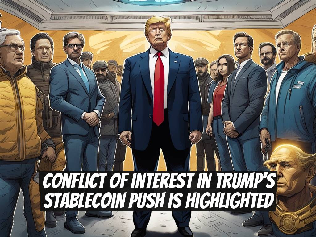 Conflict of Interest in Trump's Stablecoin Push is Highlighted