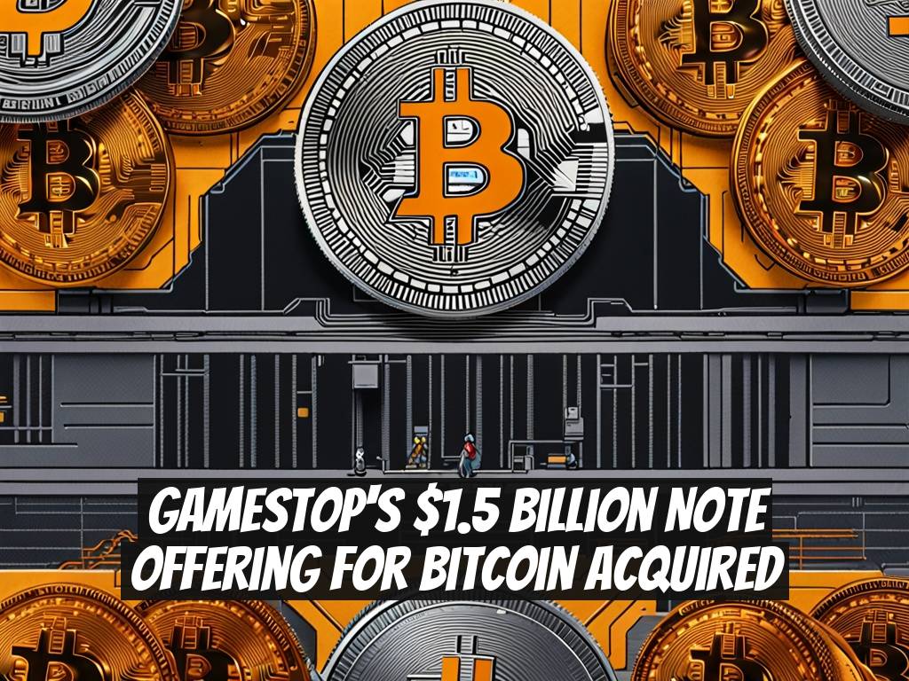 GameStop's $1.5 Billion Note Offering for Bitcoin Acquired