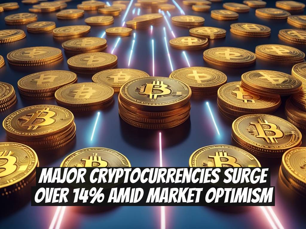 Major Cryptocurrencies Surge Over 14% Amid Market Optimism