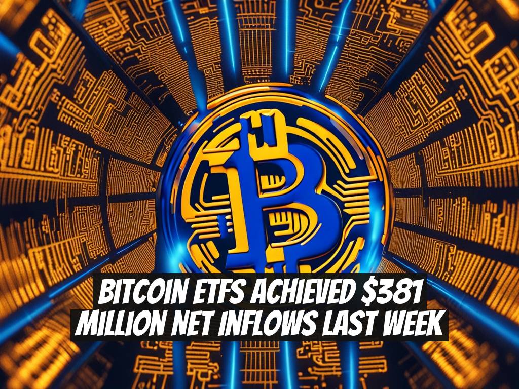 Bitcoin ETFs Achieved $381 Million Net Inflows Last Week