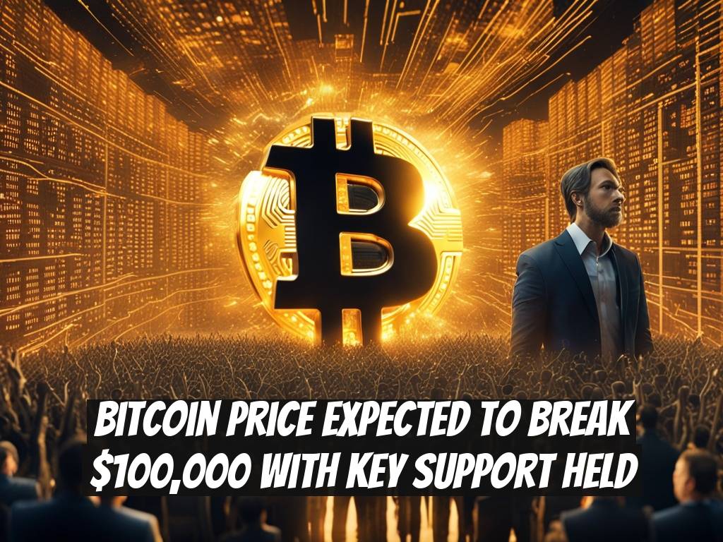 Bitcoin Price Expected to Break $100,000 with Key Support Held