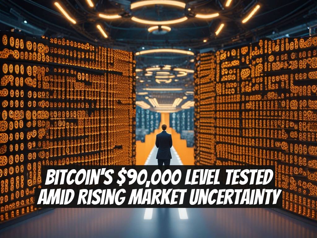 Bitcoin's $90,000 Level Tested Amid Rising Market Uncertainty
