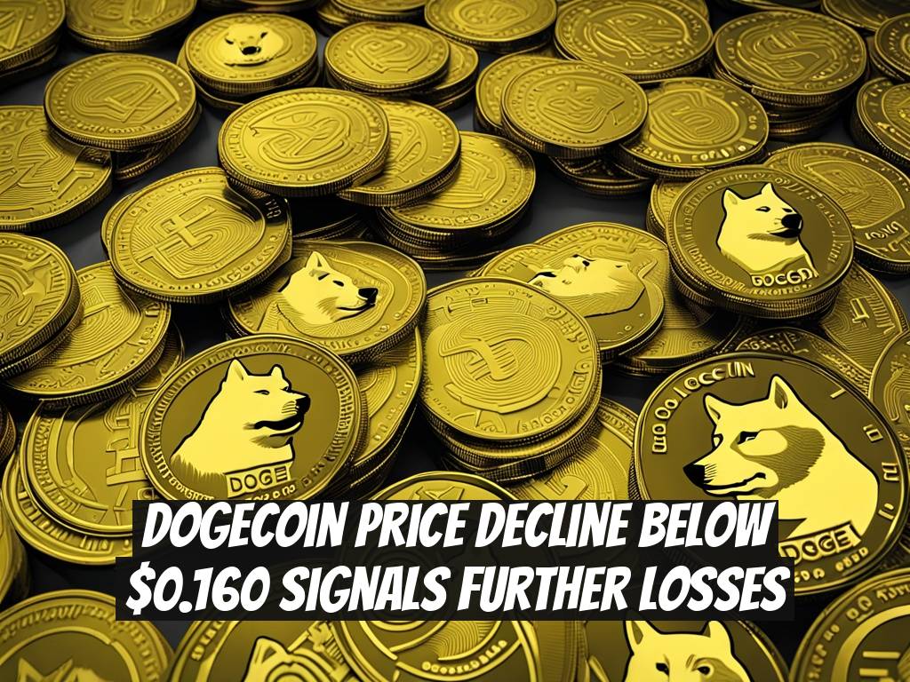 Dogecoin Price Decline Below $0.160 Signals Further Losses