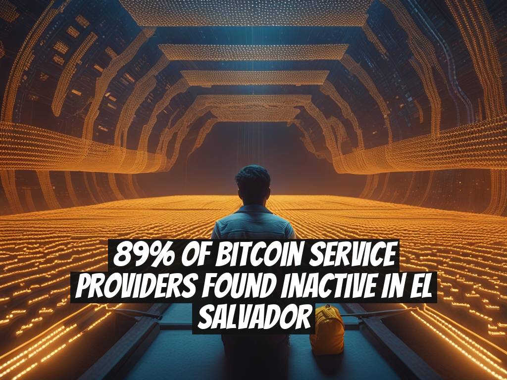 89% of Bitcoin Service Providers Found Inactive in El Salvador