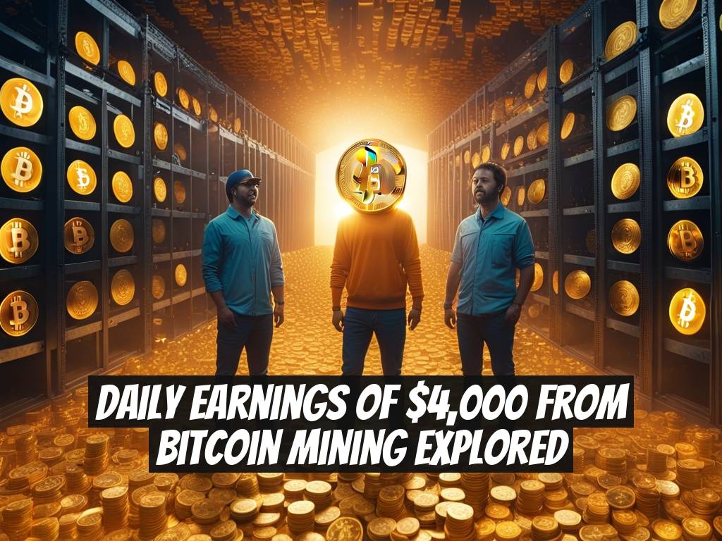 Daily Earnings of $4,000 from Bitcoin Mining Explored