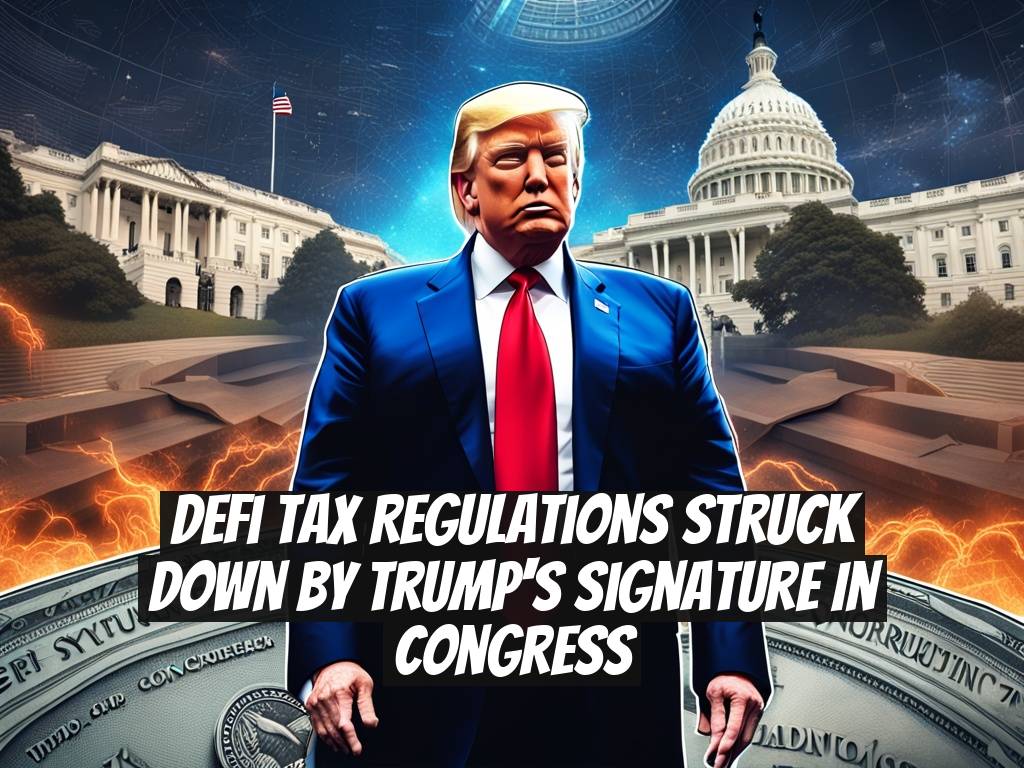 DeFi Tax Regulations Struck Down by Trump's Signature in Congress