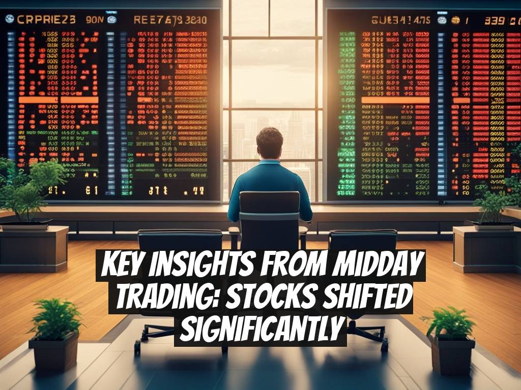 Key Insights from Midday Trading: Stocks Shifted Significantly