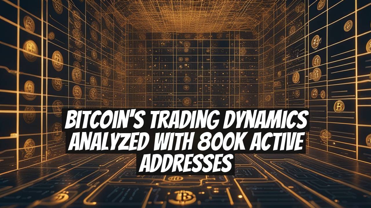Bitcoin's Trading Dynamics Analyzed with 800K Active Addresses