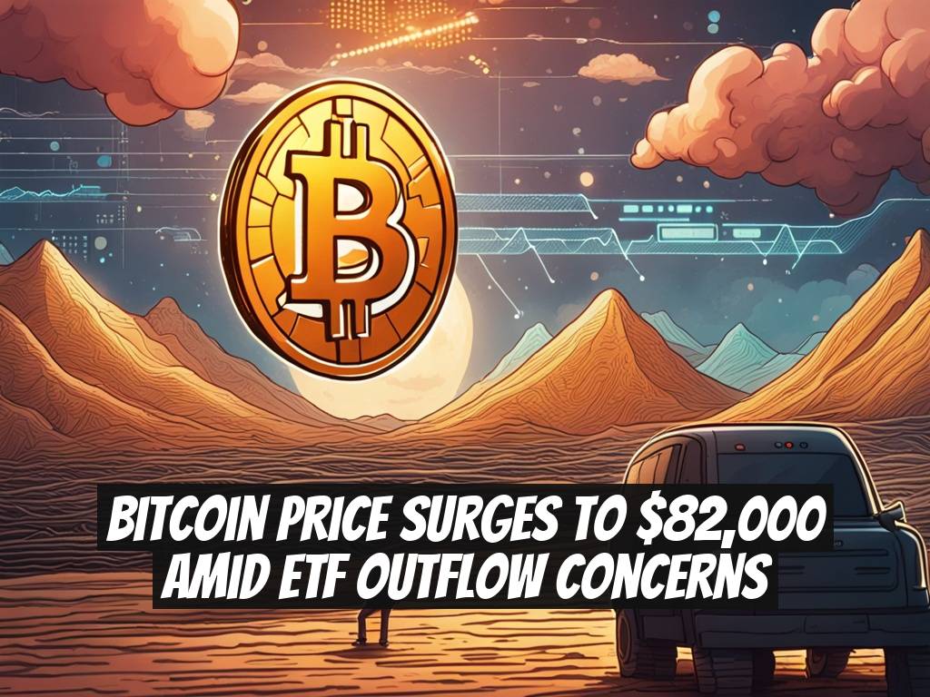 Bitcoin Price Surges to $82,000 Amid ETF Outflow Concerns
