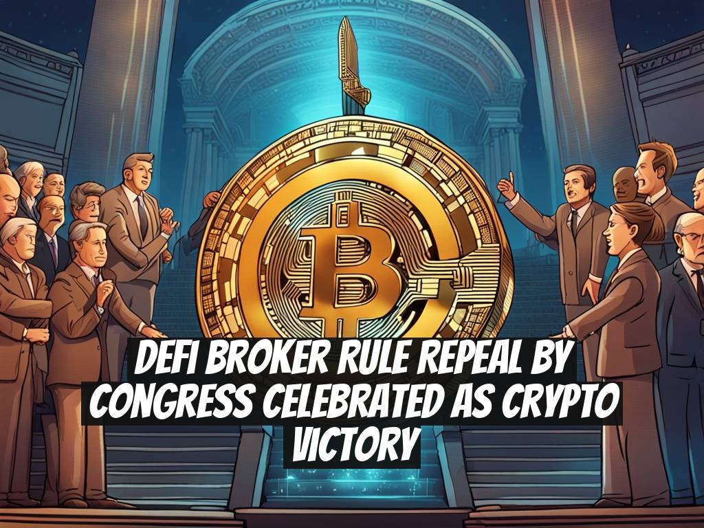 DeFi Broker Rule Repeal by Congress Celebrated as Crypto Victory