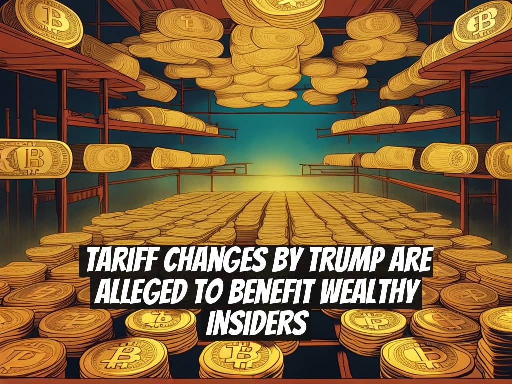 Tariff Changes by Trump Are Alleged to Benefit Wealthy Insiders