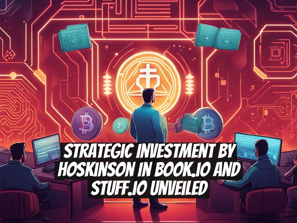 Strategic investment by Hoskinson in Book.io and Stuff.io unveiled