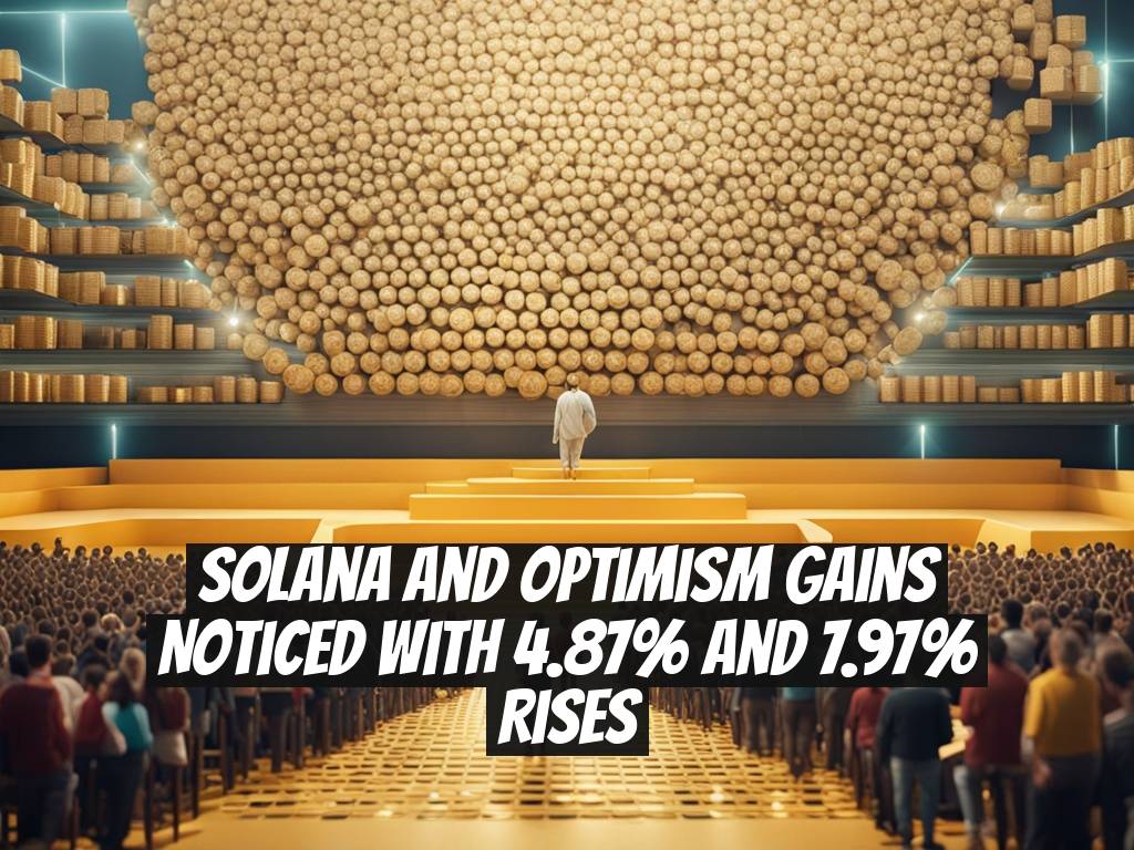 Solana and Optimism Gains Noticed With 4.87% and 7.97% Rises