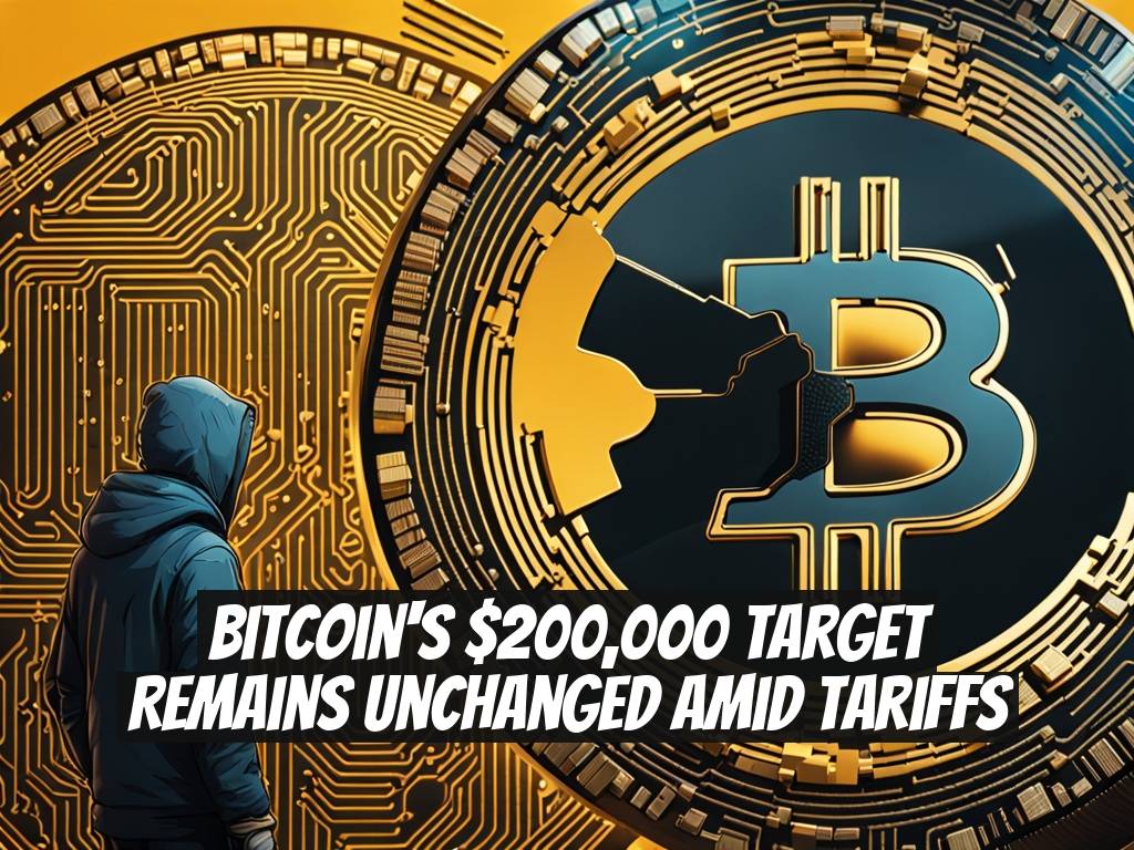 Bitcoin's $200,000 Target Remains Unchanged Amid Tariffs